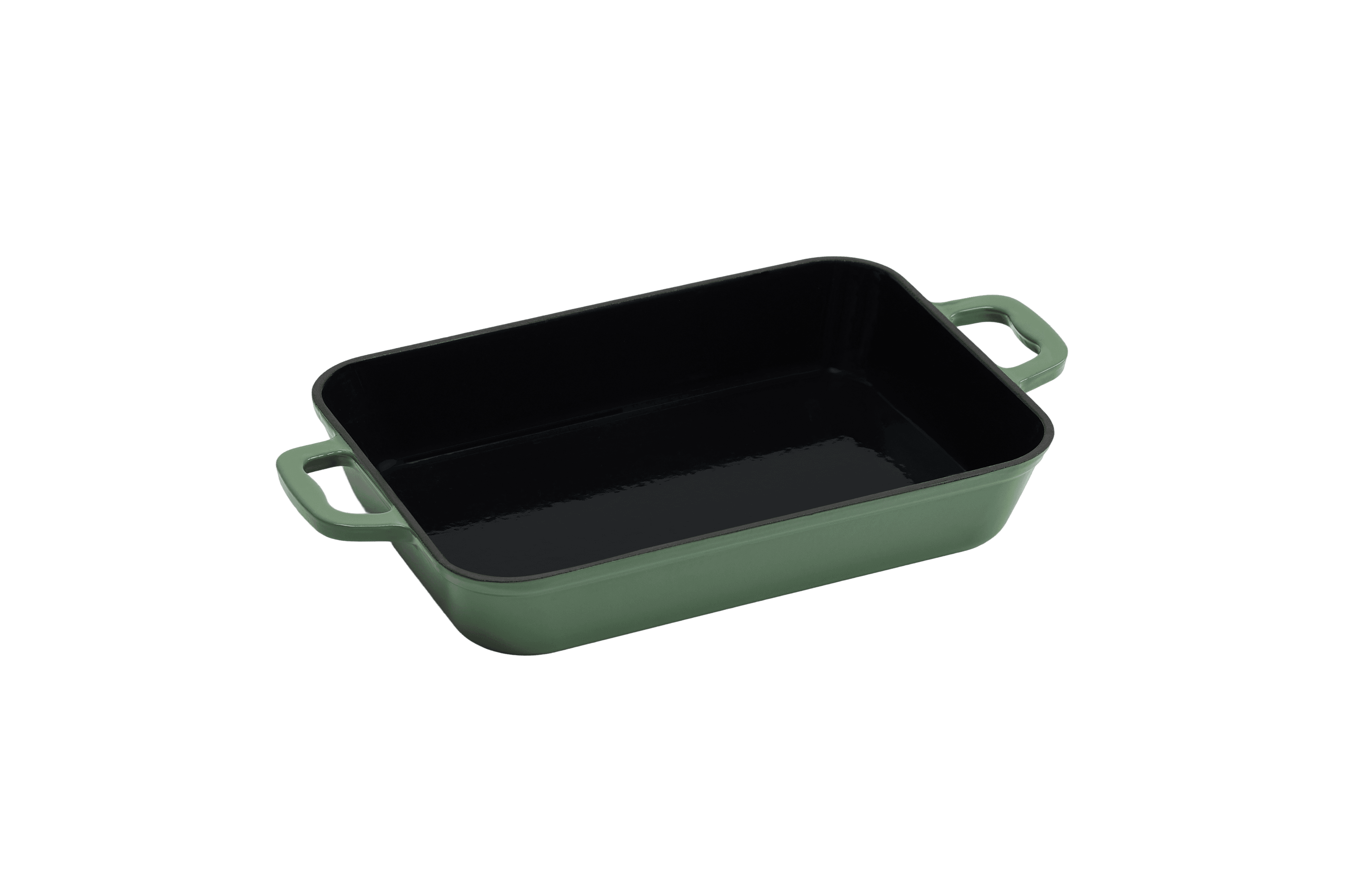 Cast Iron Baking Tray — Green