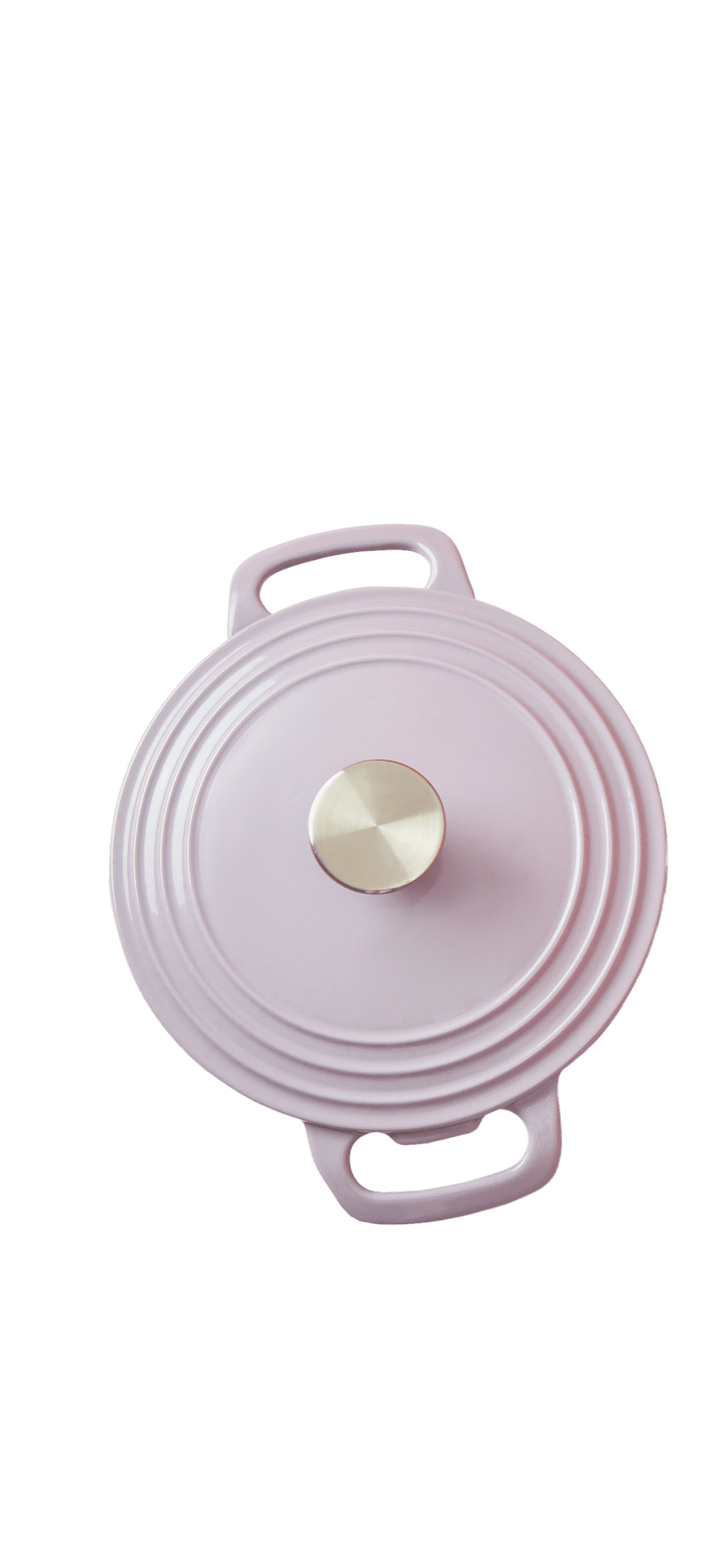 Cast Iron Round Casserole — Purple