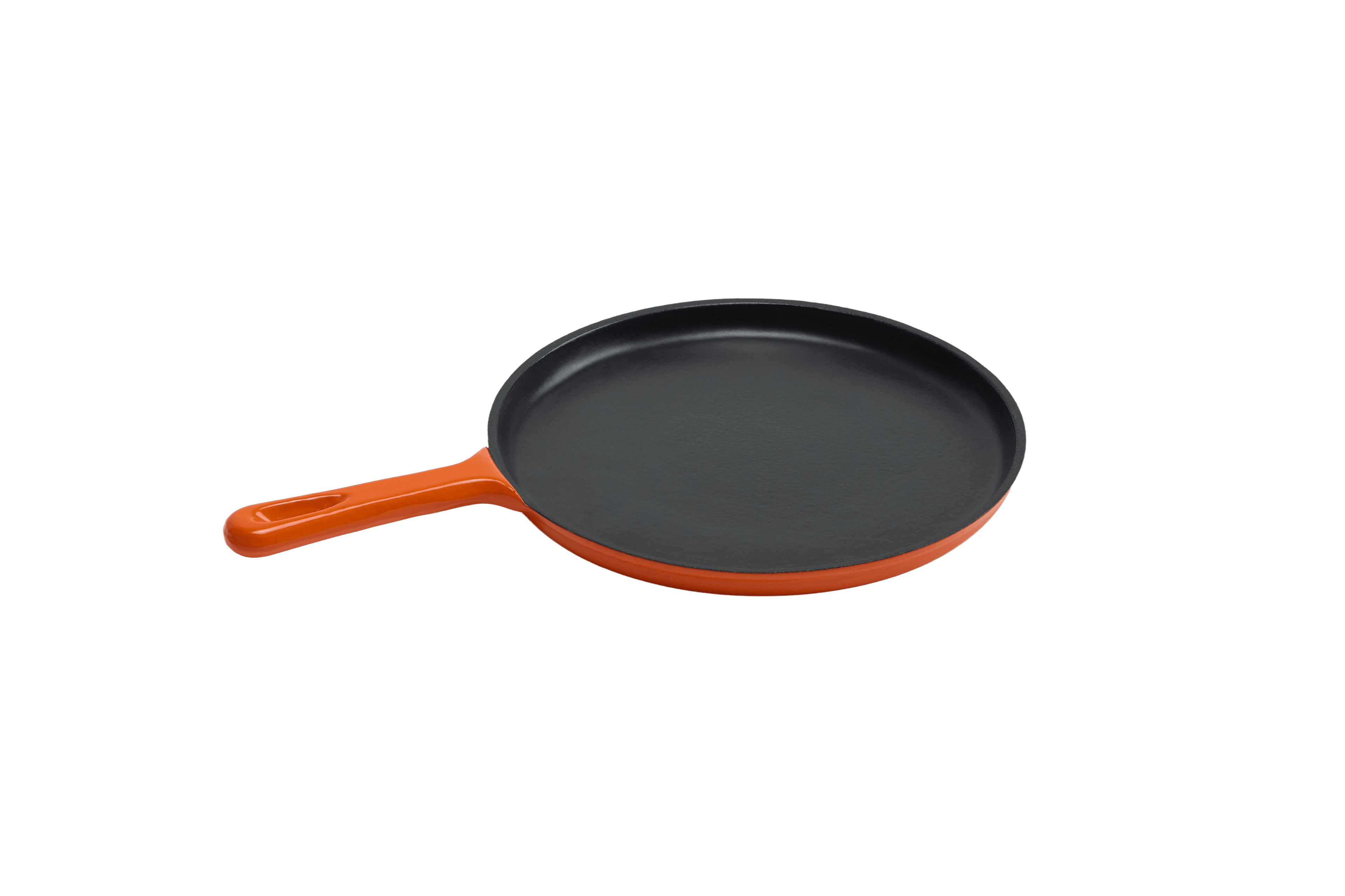 Cast Iron Crepe / Roti Pan — Orange