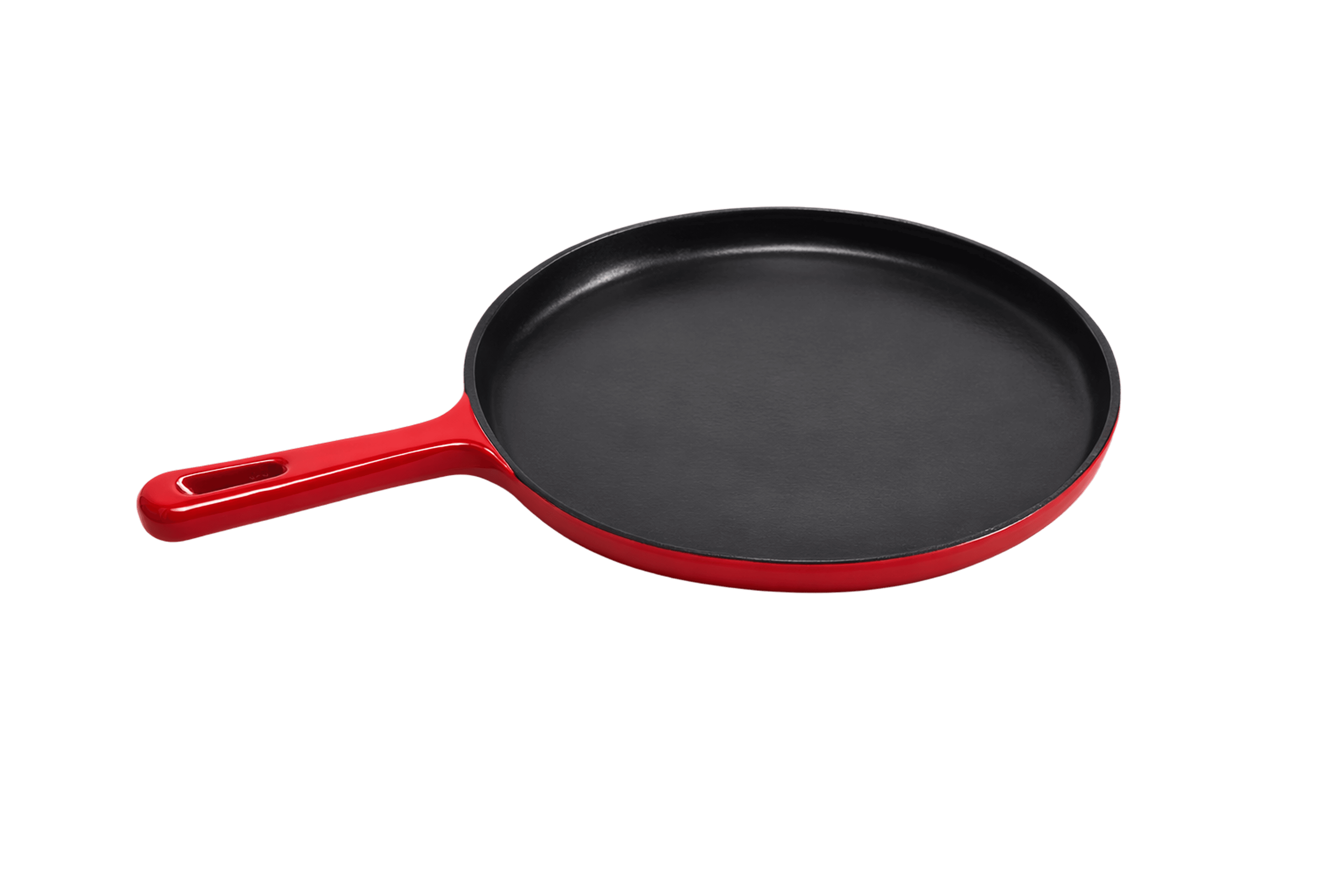 Cast Iron Crepe / Roti Pan — Red