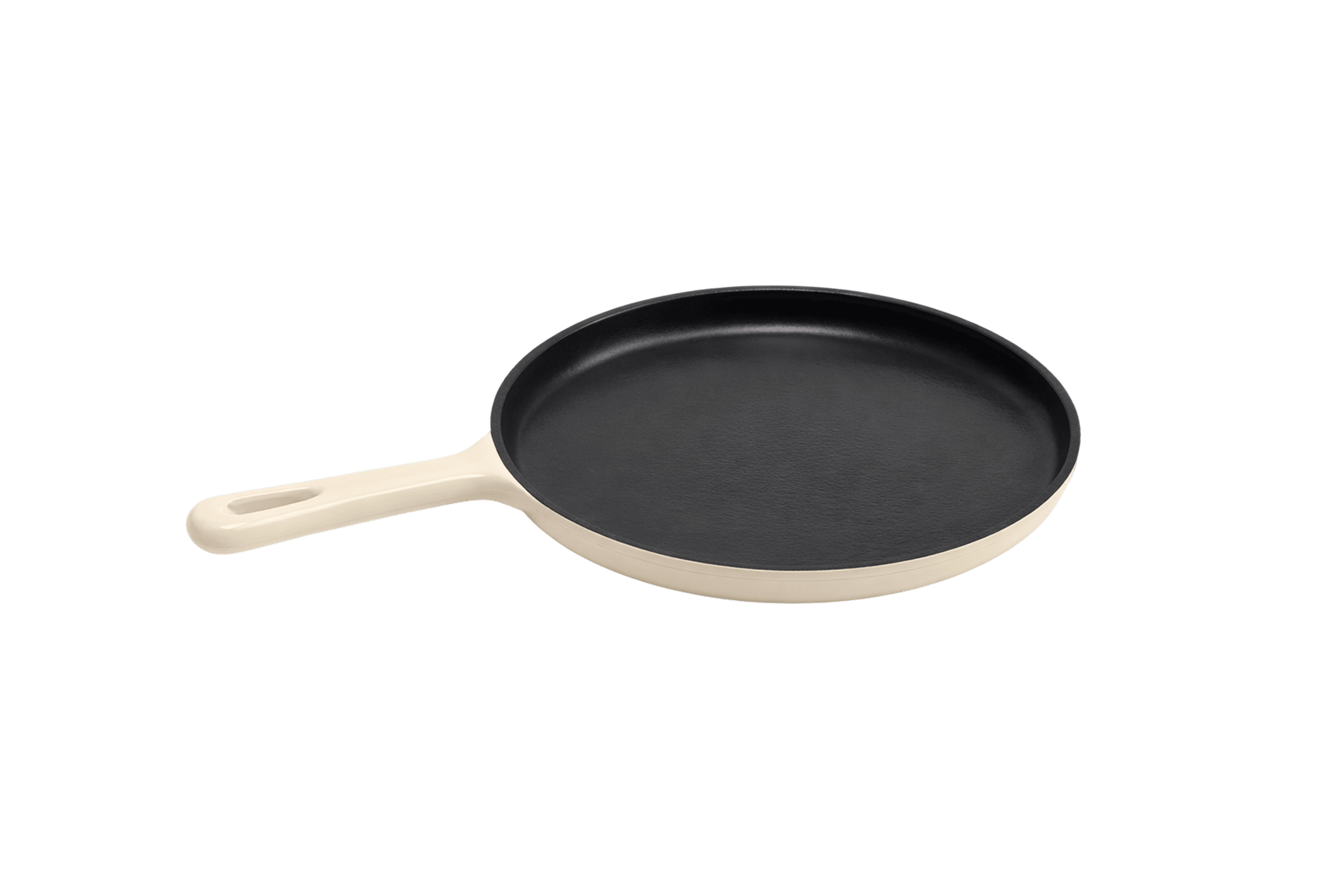 Cast Iron Crepe / Roti Pan — White