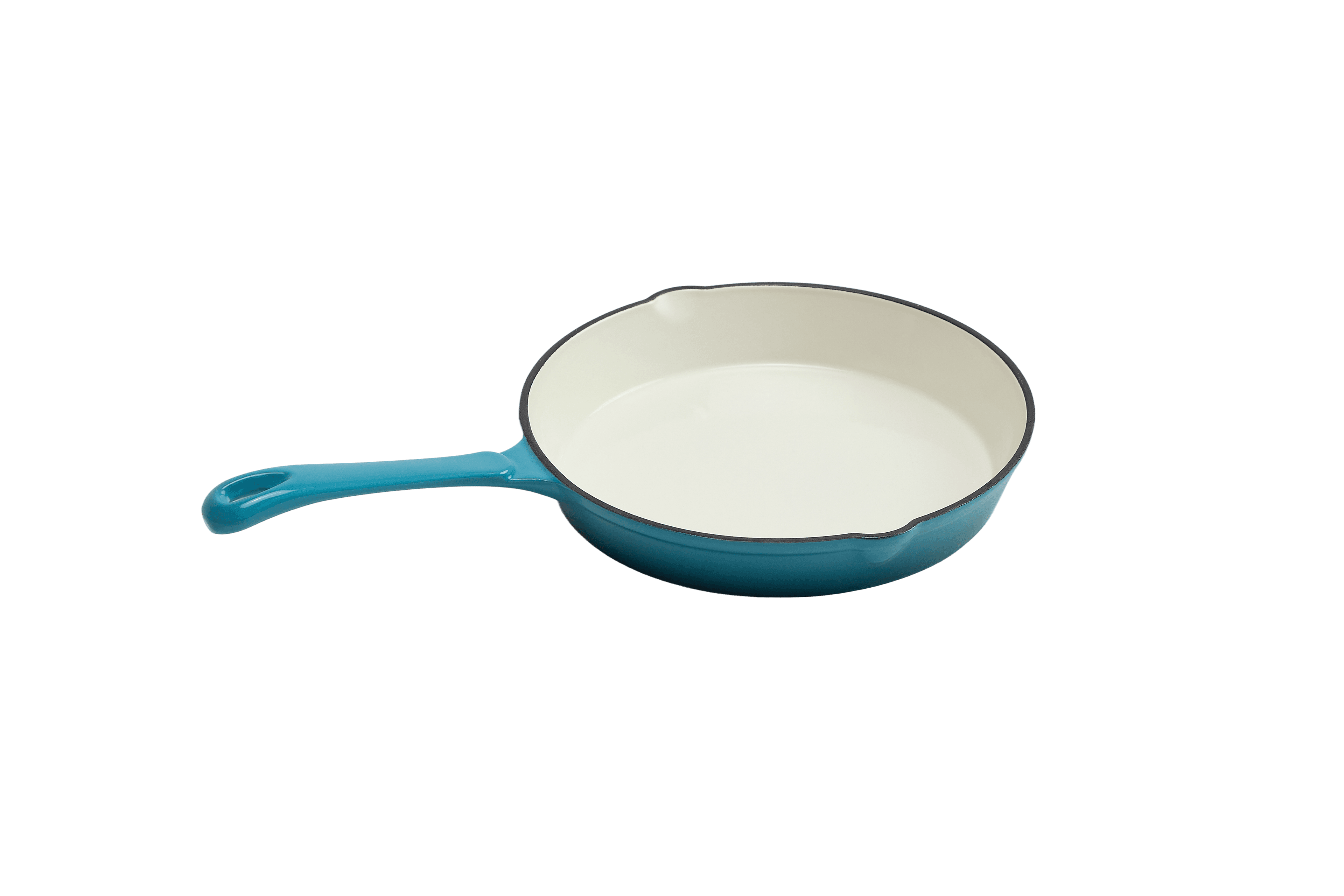 Cast Iron Frying Pan — Blue