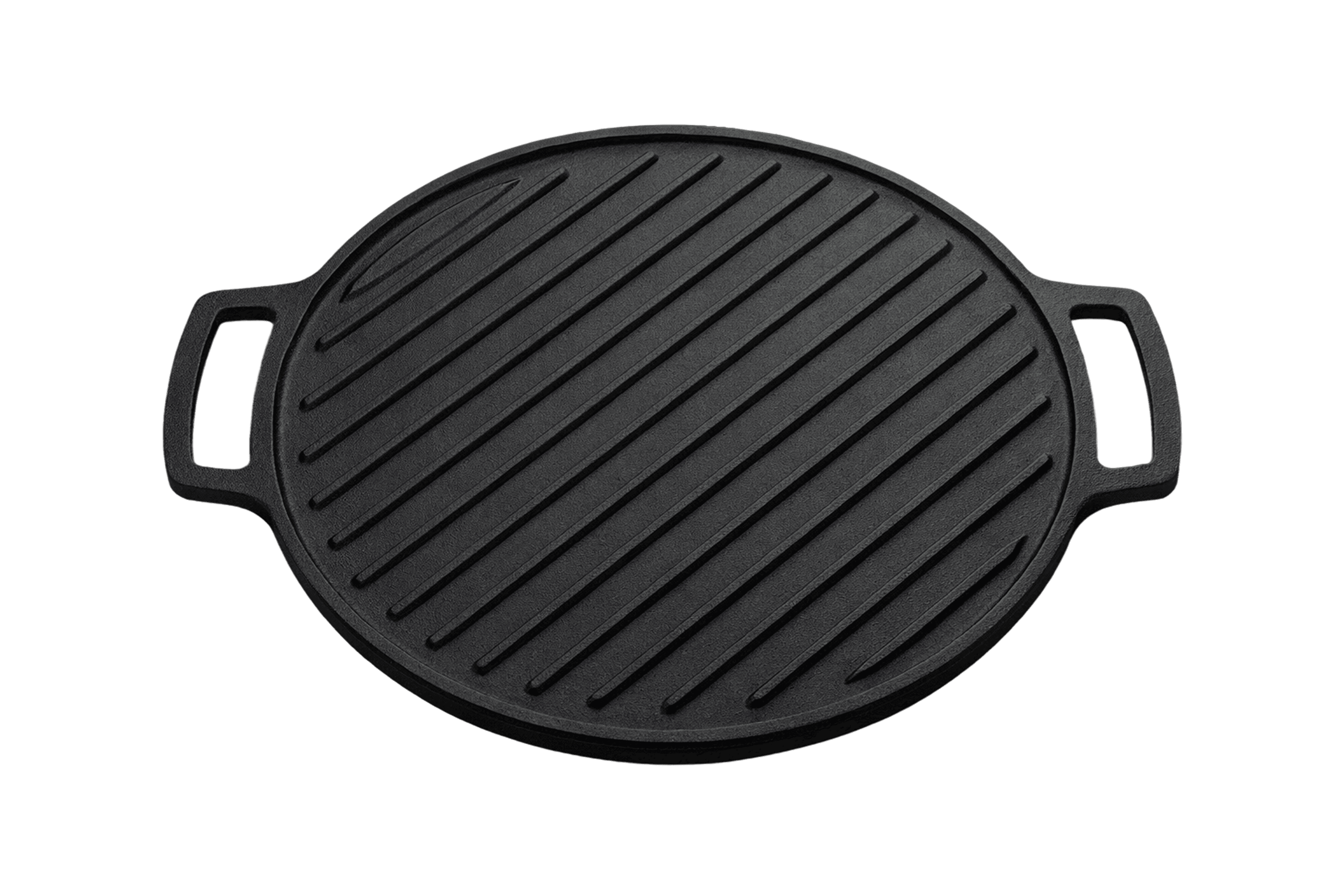 Cast Iron Pizza Pan — Matte Black